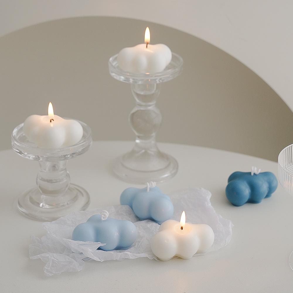 Gift for Wedding Guests Cloud Aromatherapy Candle Ins Room Creative Decoration Gift Cute DIY Handmade Candles Home Decoration