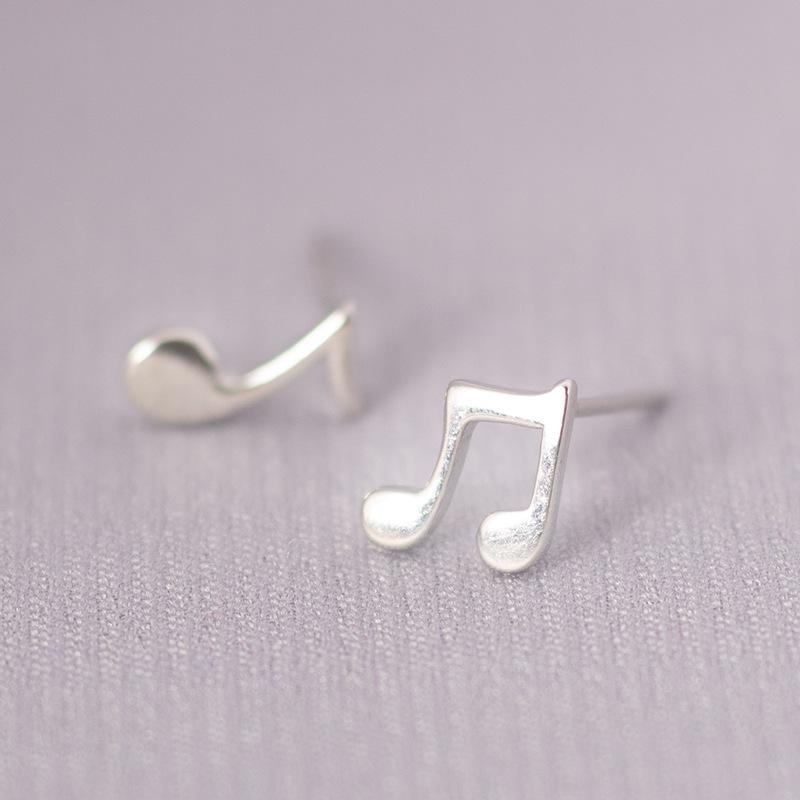 Ohrstecker mit s925 Silbernadel im koreanischen Stil für Damen – Minimalistisches & Persönlichkeitsdesign