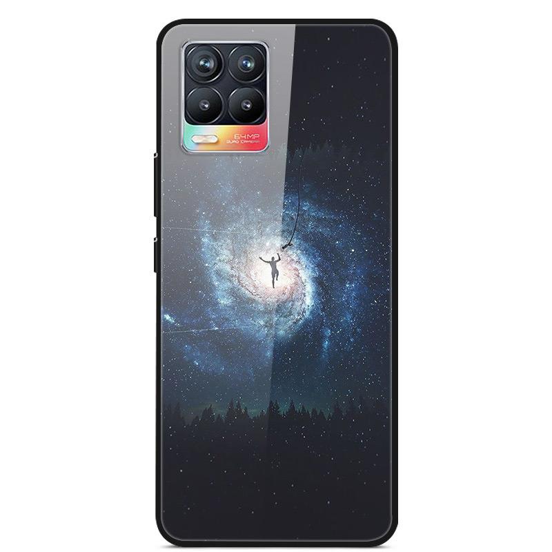 Glass Back Cover For Realme 8 Pro Case Tempered Glass Case For Realme 8 Pro 8i Realme 8 5G Phone Case Cover Realme8 5G Pro Funda