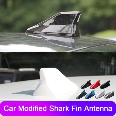 Universal Car Roof Shark Fin Spoiler Decoration Shark Fin Antenna with Dedicated Signal Receiving Antenna Car Top Auto Accessory