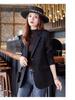 Women's Slimming Mid-Length Korean Style Blazer - Autumn and Spring Temperament Jacket