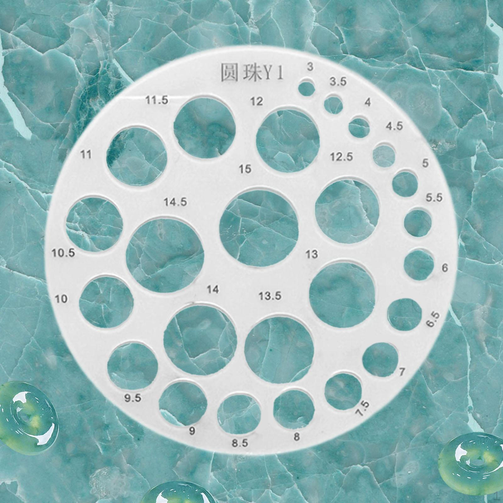 

Акриловый круглый трафарет прозрачный маленький для художников, архитекторов круглый шаблон чертежная линейка 3 to 15 mm