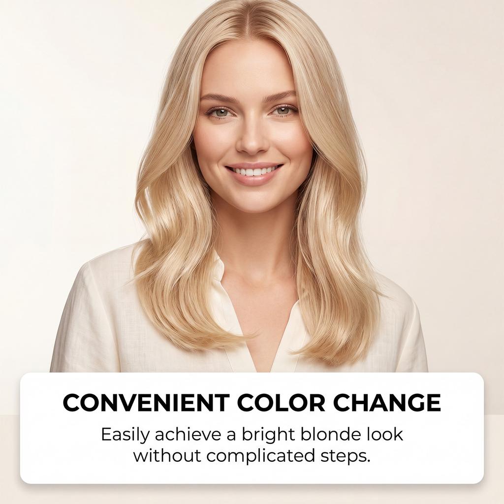 Aufhellungsspray für blondes Haar verstärkt die Farbe von blondem Haar, korrigiert dunkle Haarwurzeln und Strähnen