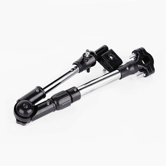 Conector Umbrelă Telescopic Pliabil Metalic Suporturi Umbrelă Reglabile pentru Scaun cu Rotile