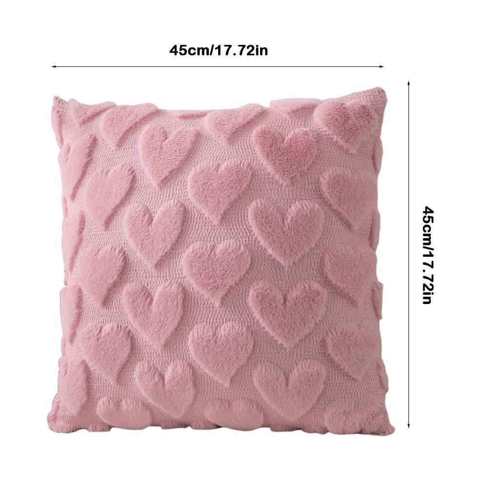 Soft Plush Material Plush Pillowcase 45x45cm Size Sofa Cushion Cover  Winter Season