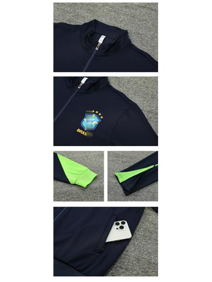 Football Team Uniform Set: Adult & Youth Long Sleeve Hoodie Jacket with Full Body Print
