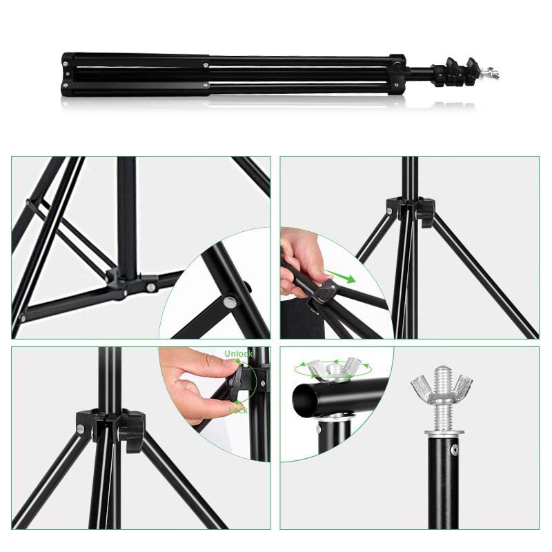 Black Scorpion Adjustable Photography Backdrop Stand