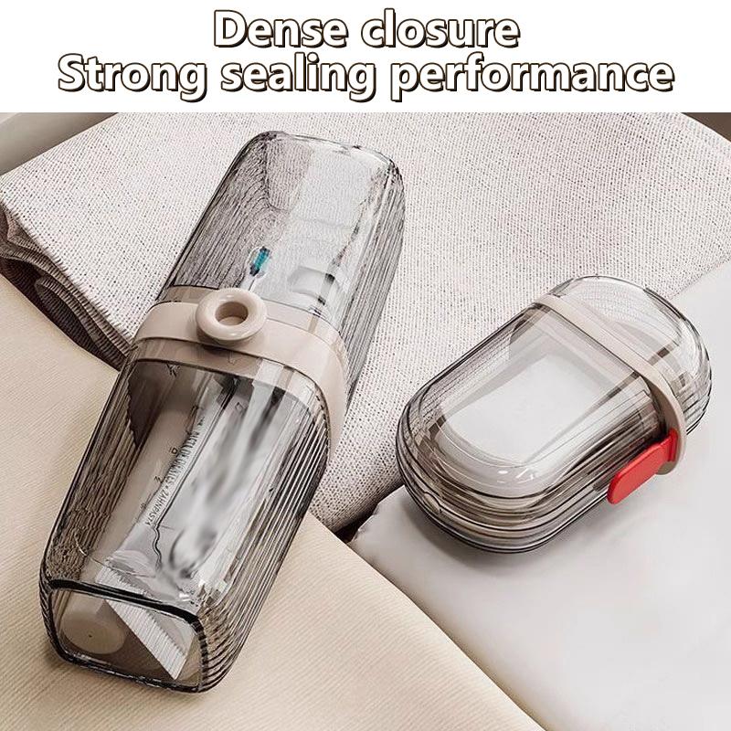 

1 Набір Портативний Пластиковий Футляр для Мила Коробка для Зберігання Зубних Щіток для Подорожей Контейнер Мильниця Піднос Набір Туалетного Приладдя Приладдя для Подорожей