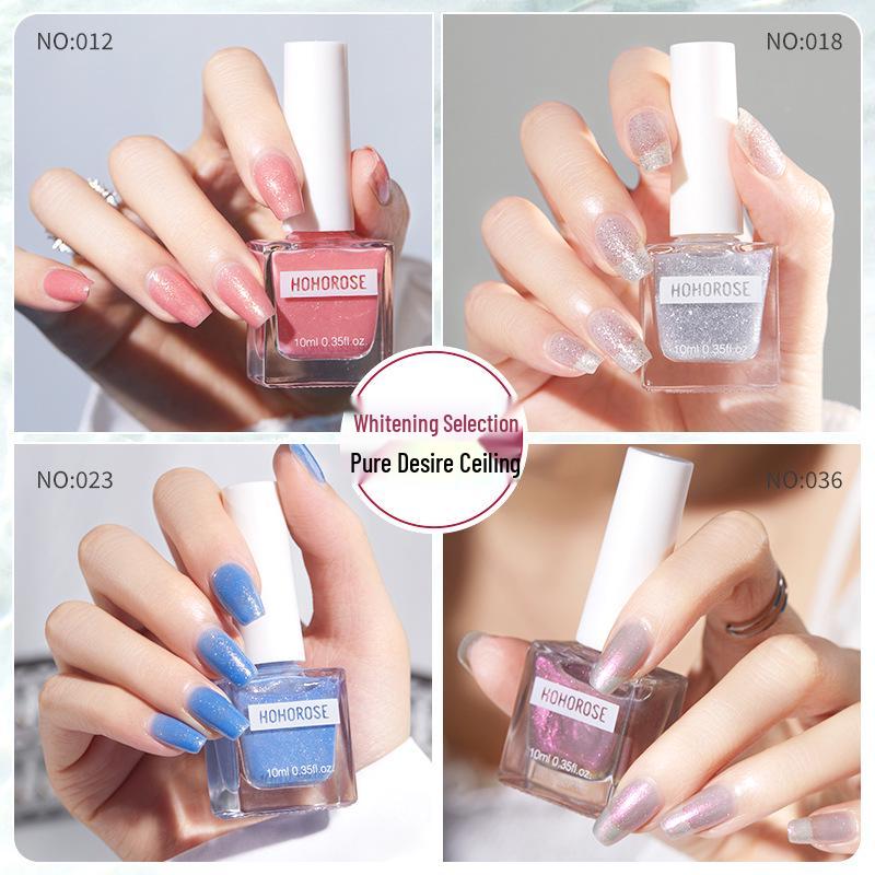HOHOROSE Quick-Dry Water-Based, Peelable Nail Polish, 10ml, Perfect for Students