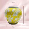 Ceramic Vase Handmade Porcelain Pot Blue and White Porcelain Jar Chinese-style Retro Flower Vase Home Decoration Accessories