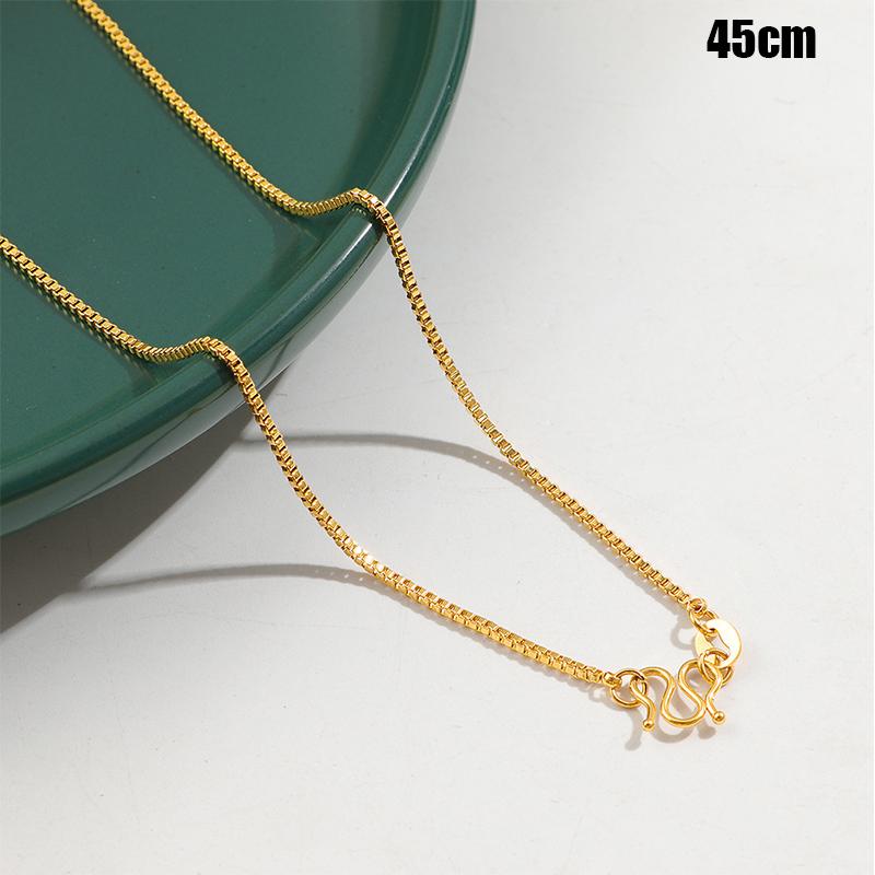 Titanium Steel Non-Fading Snake Bone Chain 2025 Necklace Women'S Simple Necklace All-Match Commuter Chain Clavicle Chain