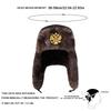 Winter Russian Double Headed Eagle Lei Feng Hat Men Outdoor Windproof and Cold Proof Bomber Hats Fashionable and Personalized Caps Cold Cap