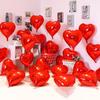 10 Pcs 18inch Girl's Birthday Heart-shaped Balloon Set Valentine's Day Confession Wedding Scene Decoration Red Foi Ballons