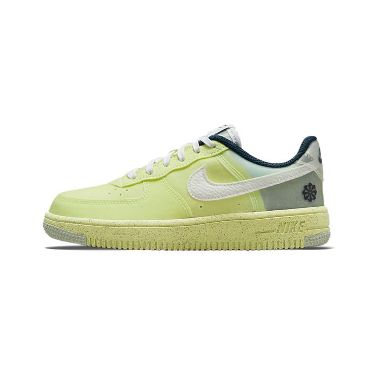 

Nike Air Force 1 Crater Recycled Materials Casual Non-Slip Shock Absorbing Durable Low-Top Sneakers Kids sneakers Green DH4340-700 29.5