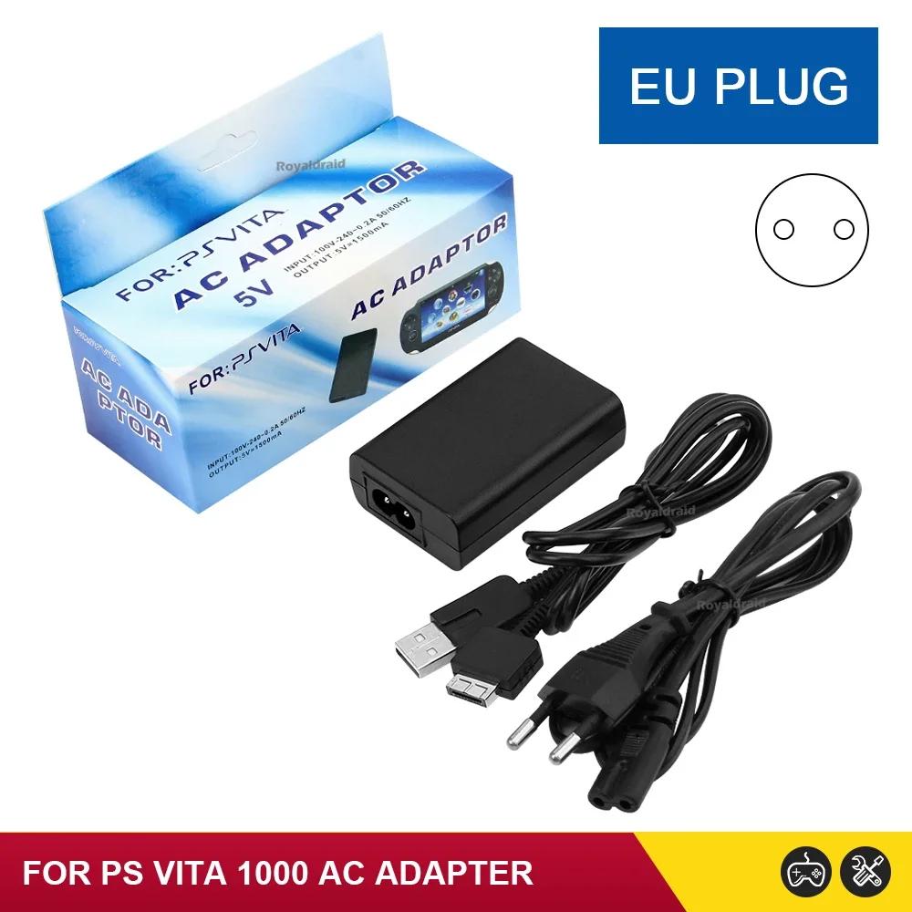 NEW EU US Plug Home Charger Power Supply 5V AC Adapter USB Charging Cable Cord For Playstation Psvita PS Vita PSV 1000 Game