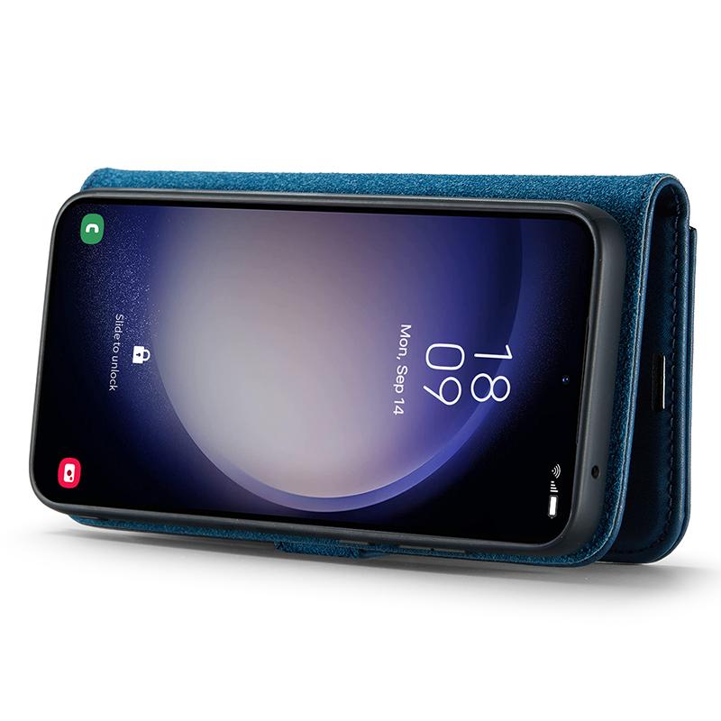 DG.MING for Samsung Galaxy S23 FE Detachable Phone Cover Split Leather Wallet Stand Phone Case