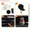 2D Acrylic Flat Cat Design Automobile Air Freshener Odorless Automobile Aromatherapy Diffuser, Decorative Car Interior Design Accessories