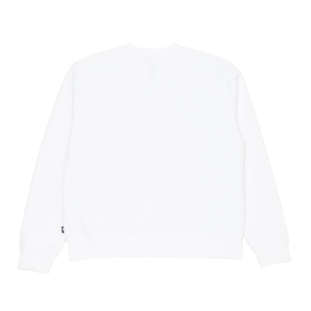 Sport Fleece Logo Crew Trainer WT [New Balance] (Fleece lining) (WT43526) Women's (White)