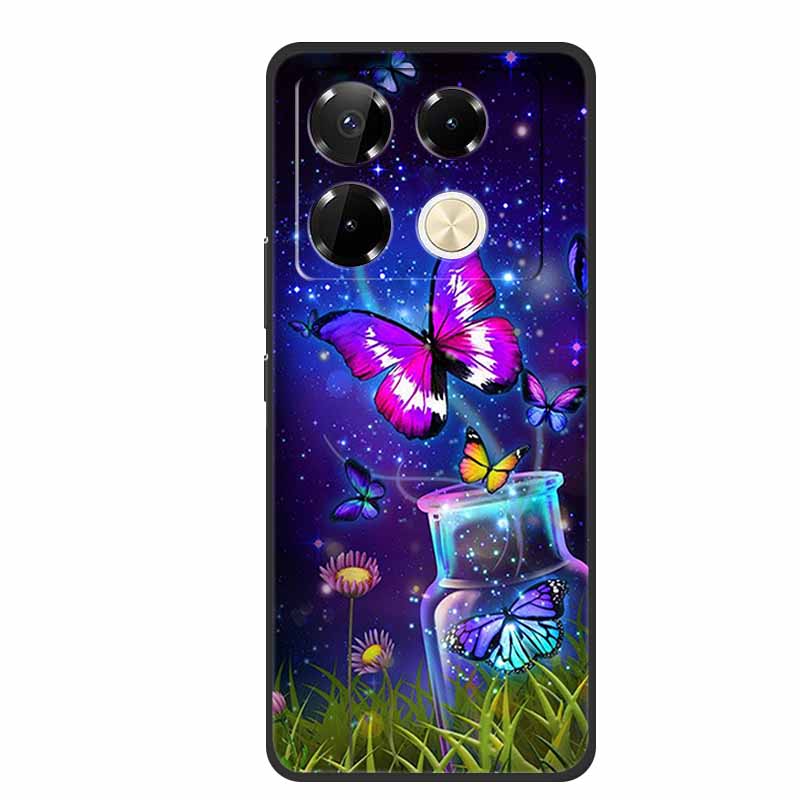 Case For Infinix Note 40 Pro 4G TPU Soft Silicone Back Cover for Infinix Note40 Phone Cases X6850 X6853 Original Colorful Capa