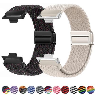 Magnetic Braided Nylon Loop Band for Xiaomi Redmi Watch 5 4 Strap Adjustable Sport Replacement Correa Bracelet Mi Band 9 8 Pro
