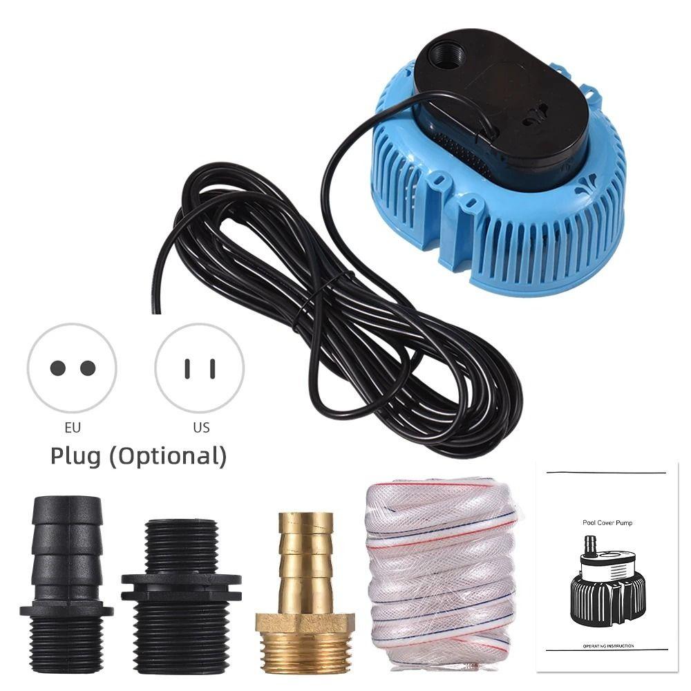 with 3 Adapters Submersible Pump 75W Circulation Filter Pump  For Pool Draining