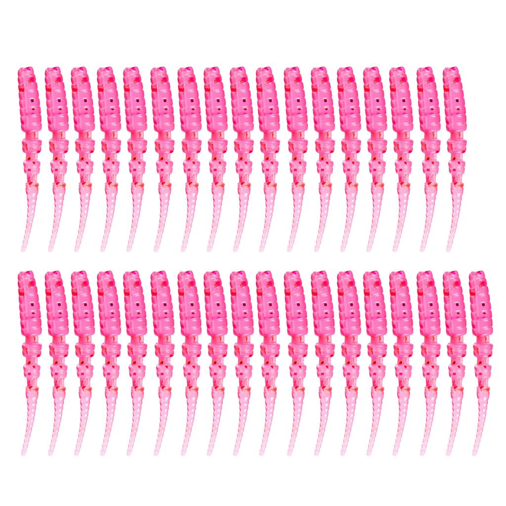 35pcs Leurres de Pêche Flottants Leurres Stylets Flottants Leurres Souples Top Water pour Attirer le Poisson