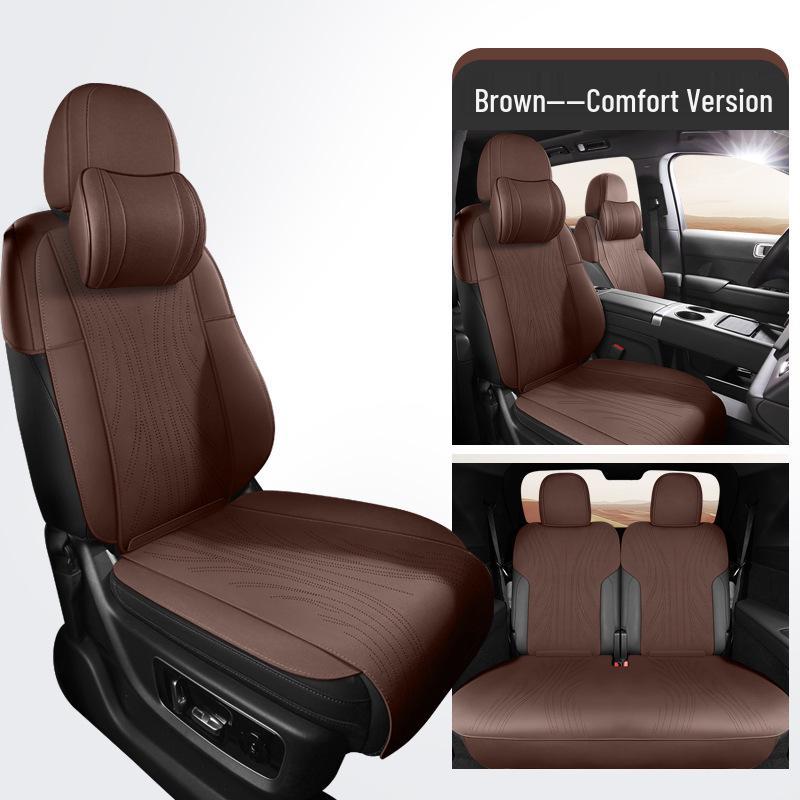 Universal Suede Car Seat Cushion: Ideal for L6-L9, Four Seasons, Semi-Enclosed Design