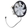 CPU Cooler 4 Copper Heat Pipes 3Pin Colorful Quiet Cooling Fan Replacement for LGA 775 1150 1155 1156 1151 1366 AM2 3 4