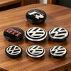 Emblems 4Pcs 55mm 65mm For Volkswagen VW Golf Polo Passat Tiguan Touareg Magotan Touran Car Wheel Center Hub Cap Badge Rim Cover zl8