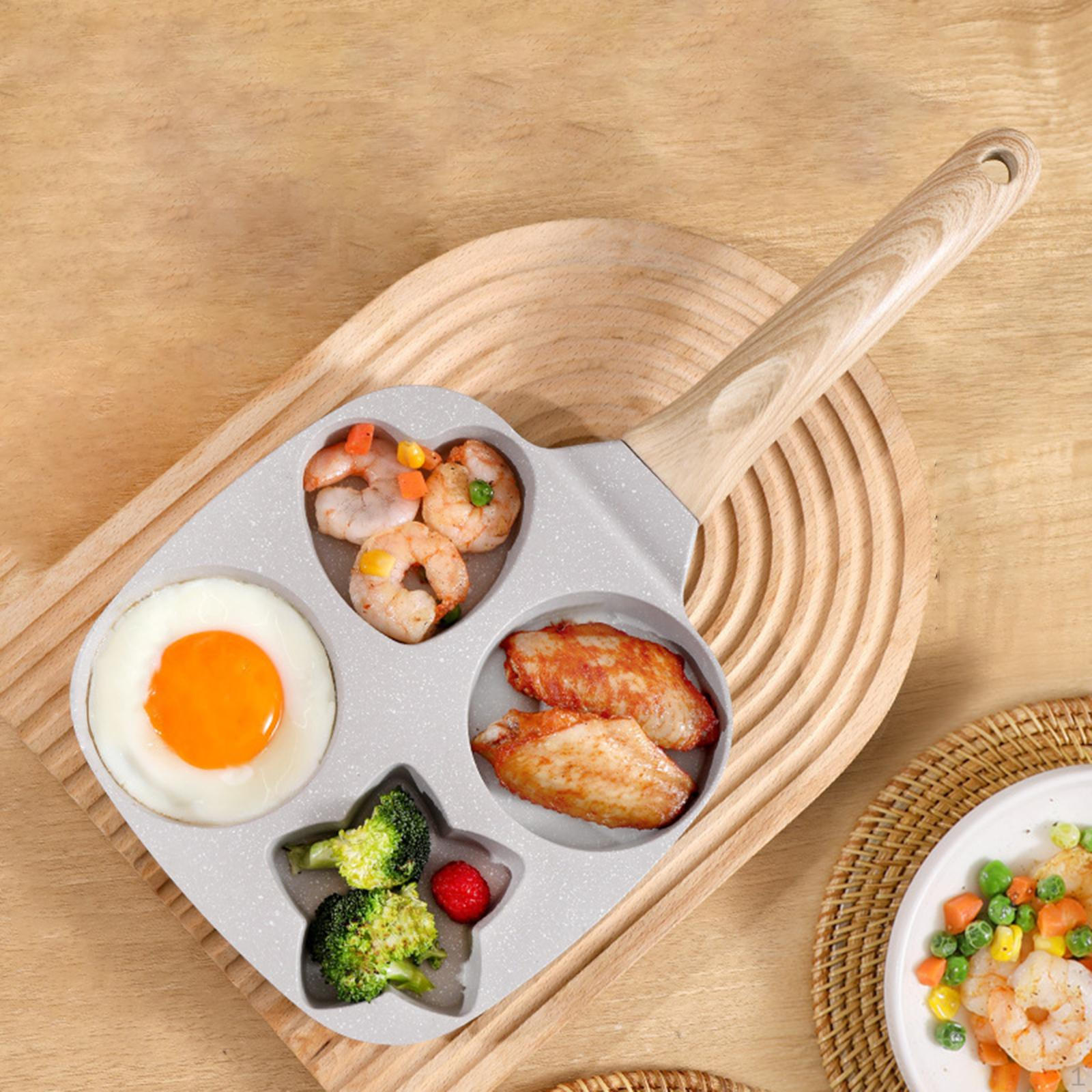 

Egg Skillet Omelet Pan Breakfast Frying Pan, Anti Scald Handle Pancake Cooker for