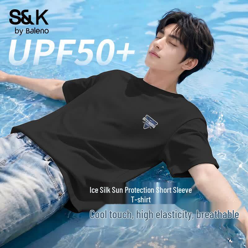 Baleno Men s Ice Silk Quick-Dry UPF50+ T-Shirt M