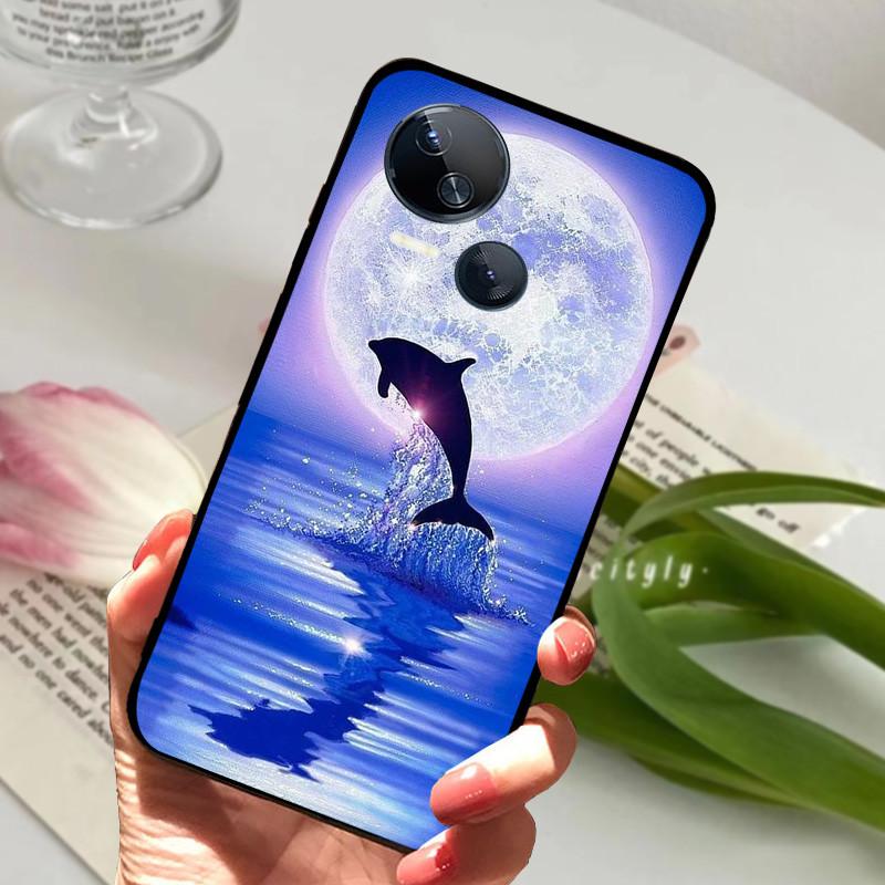 For Tecno Spark 10 5G Case Shockproof Soft TPU Silicone Phone Cover For Tecno Spark 10 5G Funda  Spark10 5G New KI8 Capa Cartoon