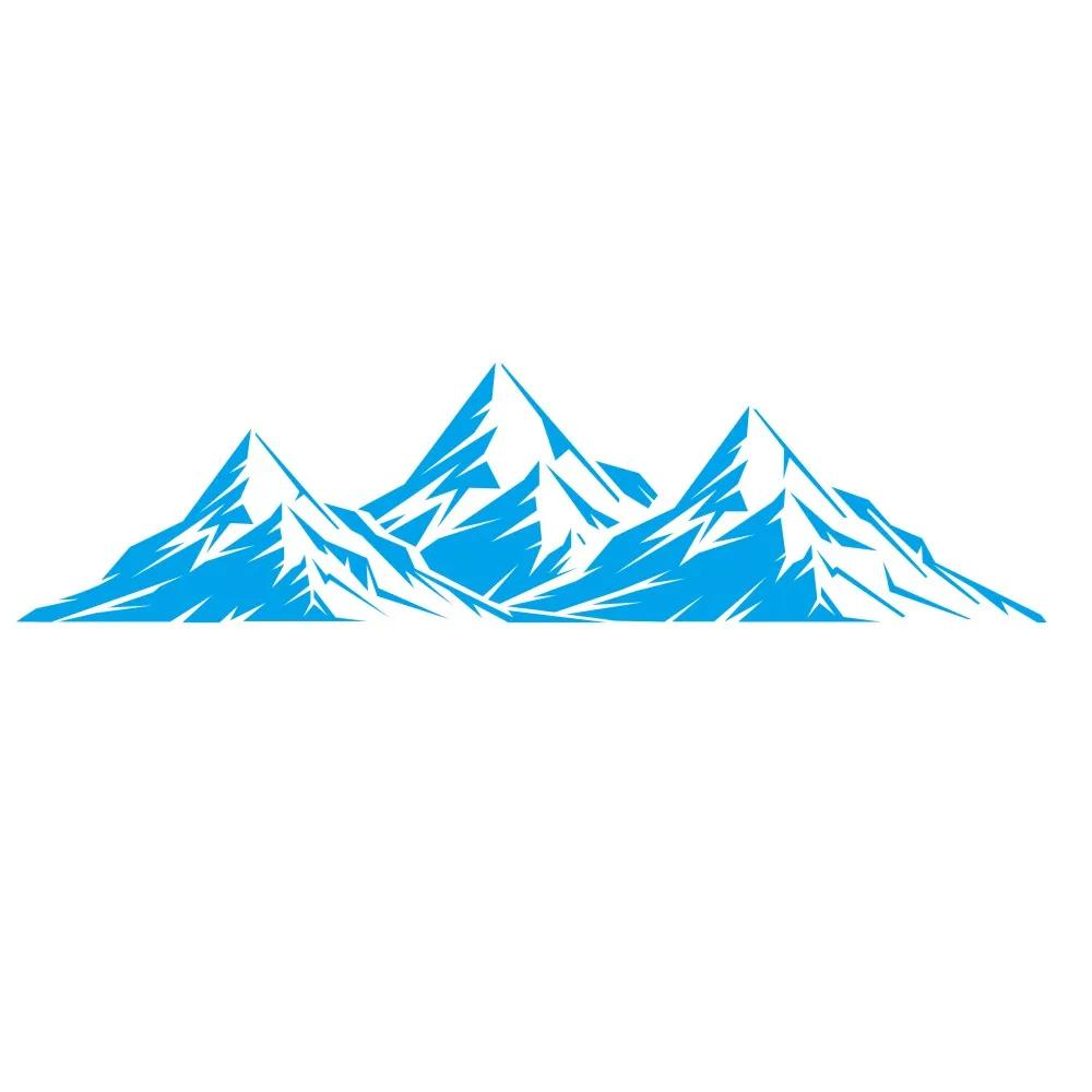 car door Sports Mountain Stickers Engine Hood Decal Decoration Mountain Graphic Vinyl Cover Auto Truck Sticker Car Accessories 41X12CM 1PCS синий