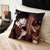 Capa de Almofada Anime C-Cowboy B-Bebop Polegadas Decoração Rústica Capas de Almofada de Lançamento para Decoração de Sofá