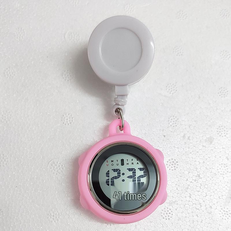 

Portable Nurse Watch Clip with Large Numbers and Alarm - Ideal for Students