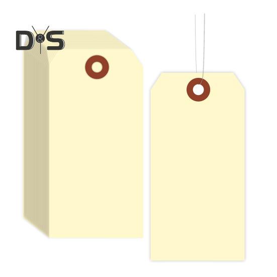 100Pcs Blanks Shipping Tags with Wire Hang Tags Food Clothing Wine Labels for Labeling Inventory Crafts