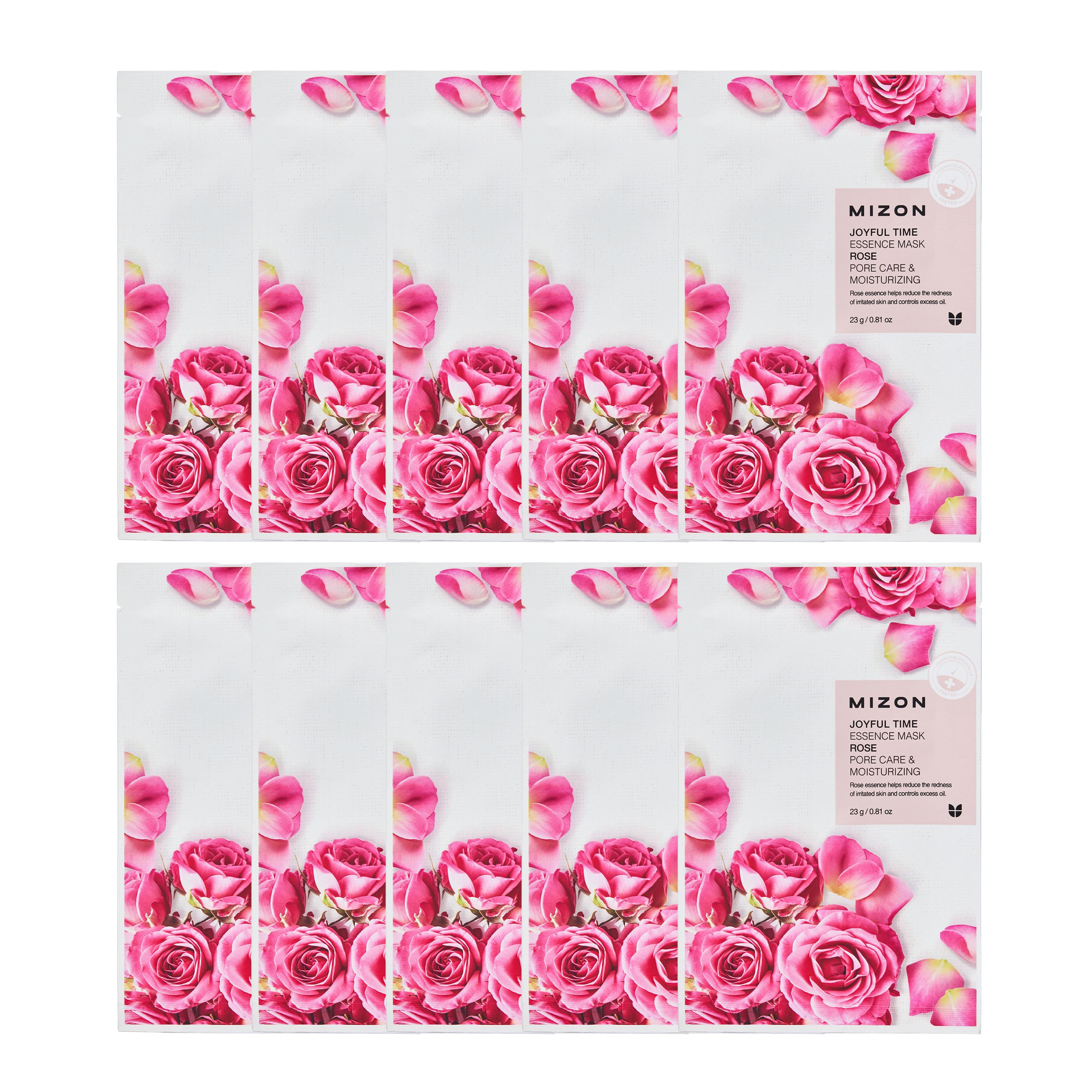 MIZON Маска-эссенция Joyful Time 10шт #ROSE 10PCS