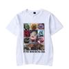 Ladies' Loose Casual Fun Moo Deng Bouncing Pig Print Pure Cotton Short Sleeved Top T-Shirts Women’s