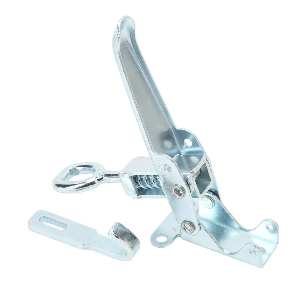 Trailer Spring Hasp Heavy Duty Galvanized Iron Door Handle Buckle Hasp Safety Lock Clamp Latch for RV Camper Caravan