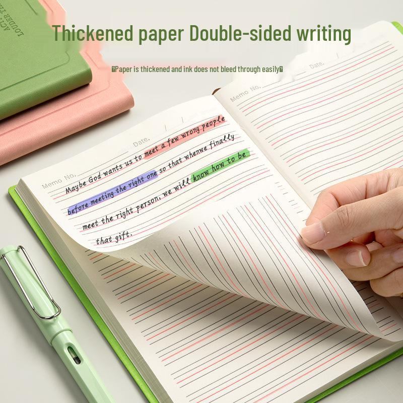 Enhanced English Notebook: Four-Line Grid for Middle School Students, Ideal for Class Notes and Vocabulary Learning