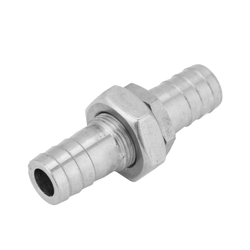 304 Stainless Steel Male Thrd Pipe Fitting Hose Tail Coupling Connector (6mm)
