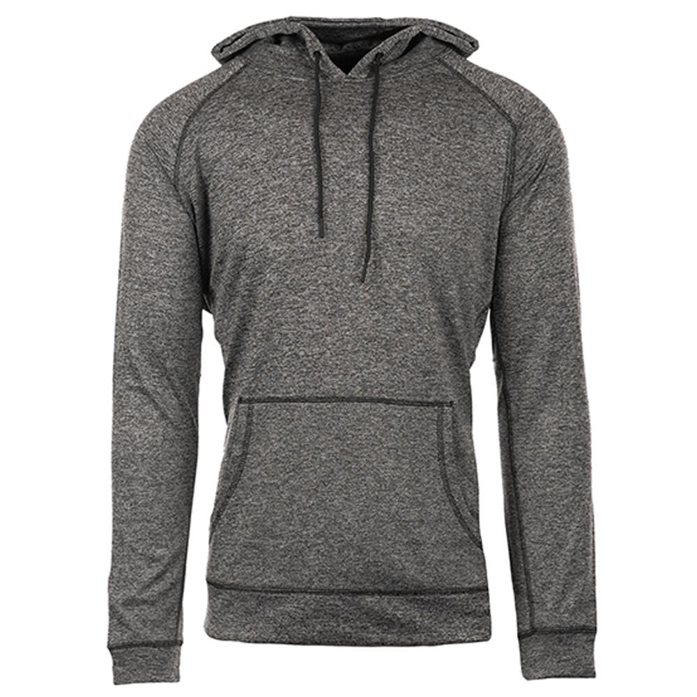 Burnside Mens Performance Pull Over Raglan Hoodie