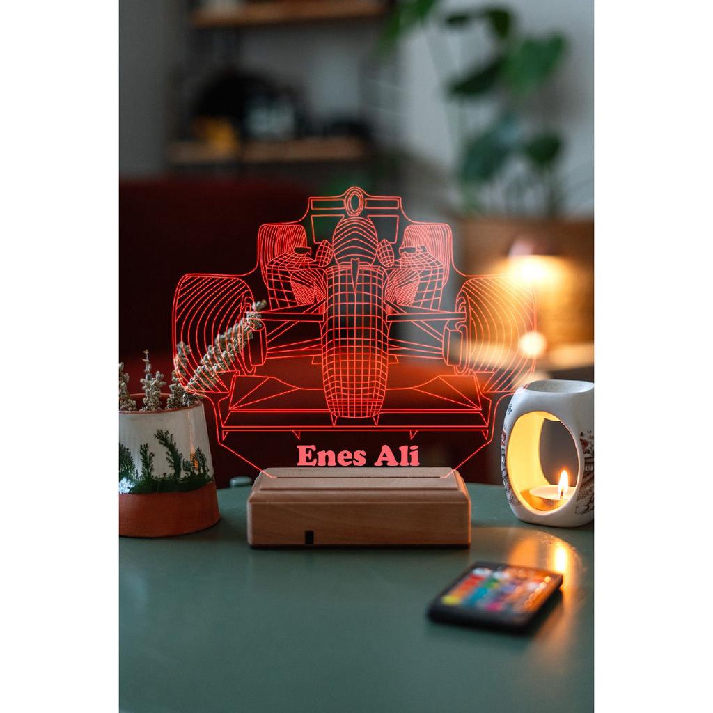 Veilleuse à 16 couleurs contrôlées Formula F1