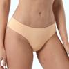 Women's Summer Thin Style No Trace Not Clip Hip Low Waist Pure Cotton Underwear