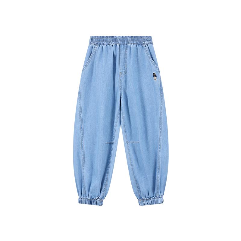 Teenie Weenie Kids Coolmax Unisex Denim Balloon Pants 150