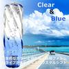 Tonra Crystal Shift Knob Universal Adapter M8 M10 M12 45x150mm 280g MT AT Car Twist Transparent X Blue