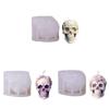 Halloween Skull Statue Candle Molds for DIY Candle Gypsum Decorations Home Decorations Craft Skull Statue Candle Molds