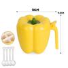 1 Pezzo Plastica Creativo Contenitore Barattolo Condimenti Organizer Porta Spezie Esterno Campeggio Bottiglia Condimenti Set Gadget Cucina.