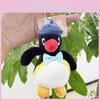 Plush Delightful Penguin Keychain Doll Featuring Colorful Patterns And Cuddly Texture