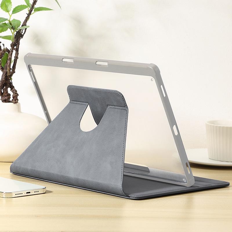 Capa Giratória de Couro para Samsung Galaxy Tab S9/S9+ - Capa Protetora Não Magnética para Tab S9+/S9FE+